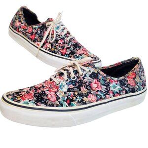Vans Classic Moody Floral Lace-up Shoes Sneakers Women 9.5, Men 8 US, Unisex